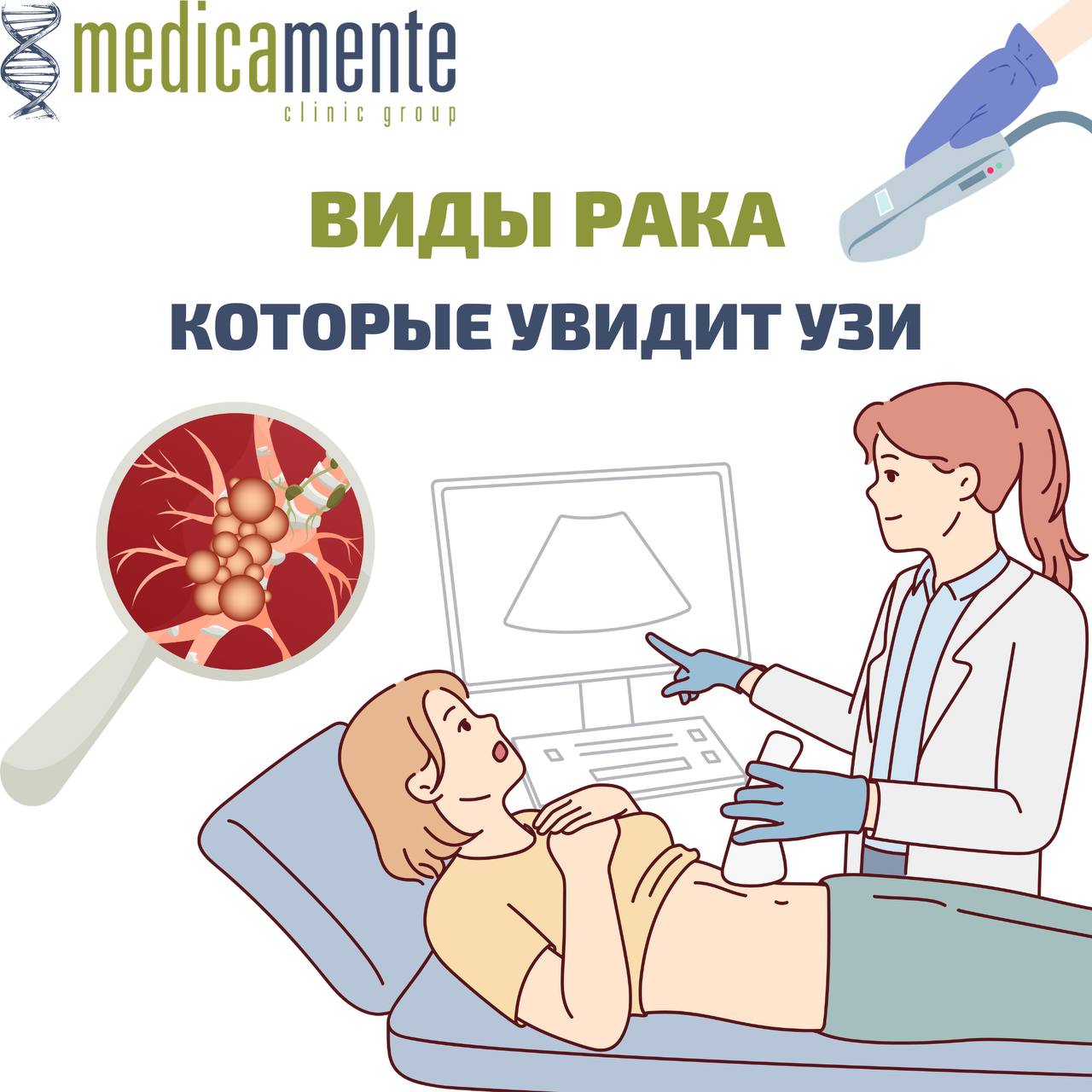 Виды рака которые увидит УЗИ - Клиника в Праге MEDICA MENTE