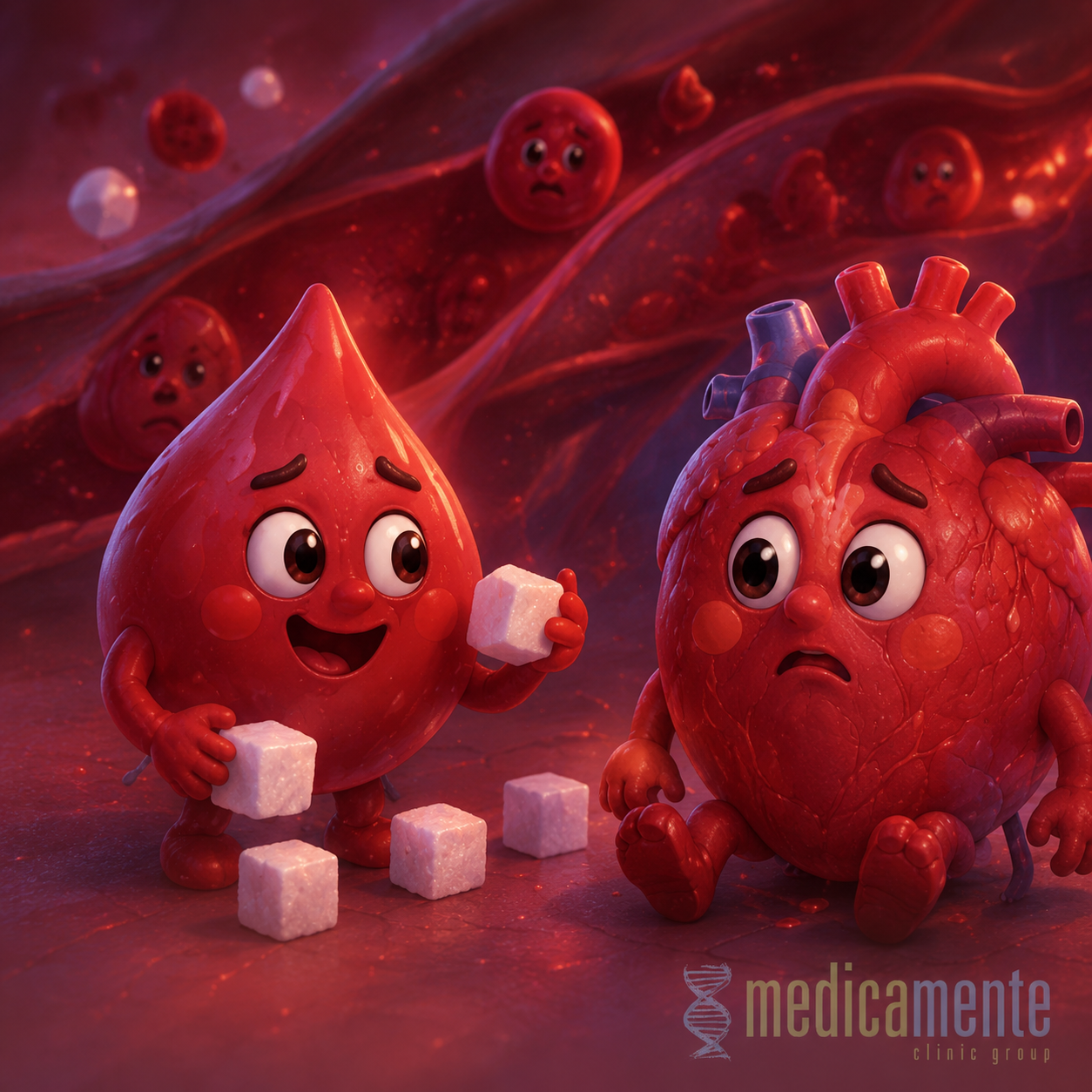 Diabetes and the Heart: Why Vascular Risk Is Higher