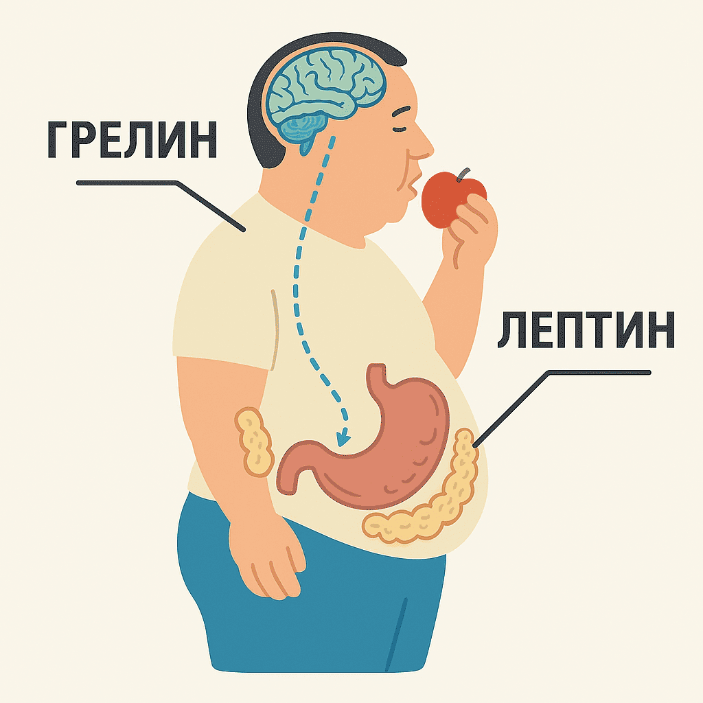 Гормоны аппетита: как лептин и грелин управляют голодом